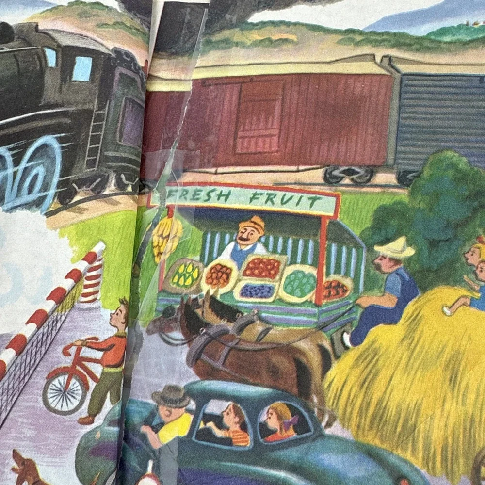 Vintage Little Golden Books Lot of 3 Little Red Hen, Bugs Bunny, Little Red Cabo